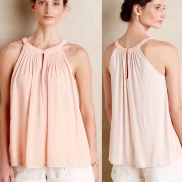 Anthropologie Tops - Sunday in Brooklyn Pink Sleeveless Halter Top